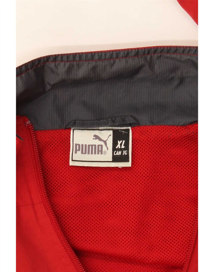 Męska kurtka dresowa Puma XL w kolorze czerwonym