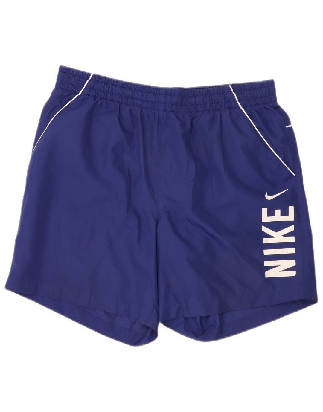 Męskie spodenki sportowe Nike Graphic, duże, niebieskie, poliestrowe