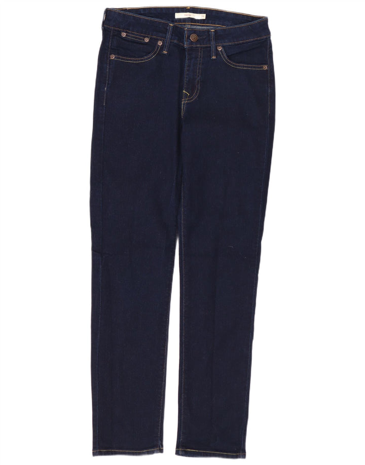 Damskie jeansy Levi's 712 Slim W26 L28 Granatowa bawełna