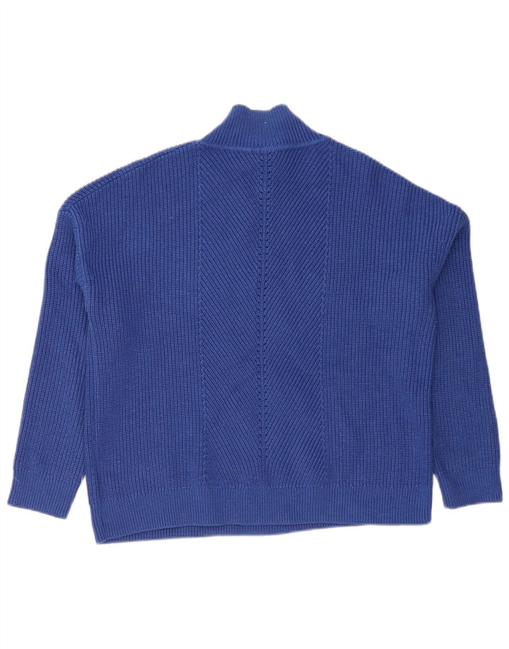 Sweter damski Hobbs z golfem UK 16, duży niebieski