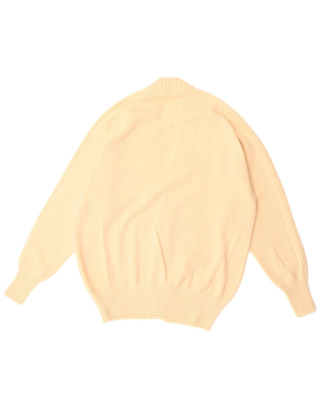 WUBKEN Womens Cardigan Sweater EU 52 3XL Beige Polyacrylic