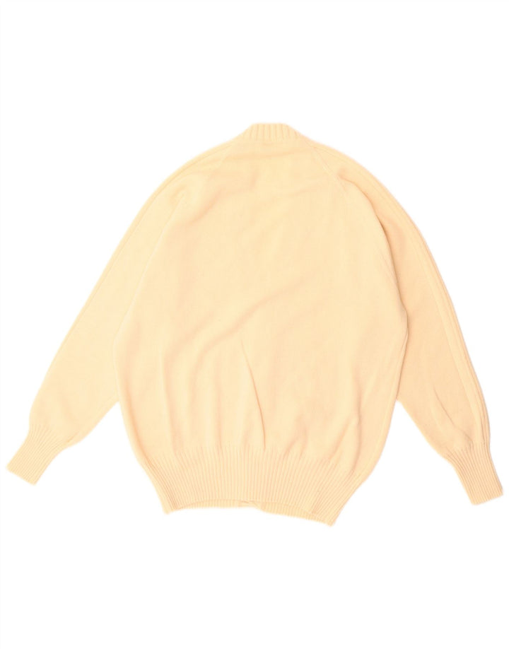 WUBKEN Womens Cardigan Sweater EU 52 3XL Beige Polyacrylic