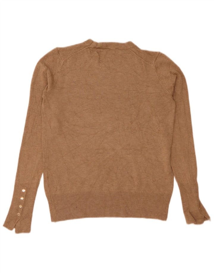 Sweter damski Zara z okrągłym dekoltem UK 12, średni beż