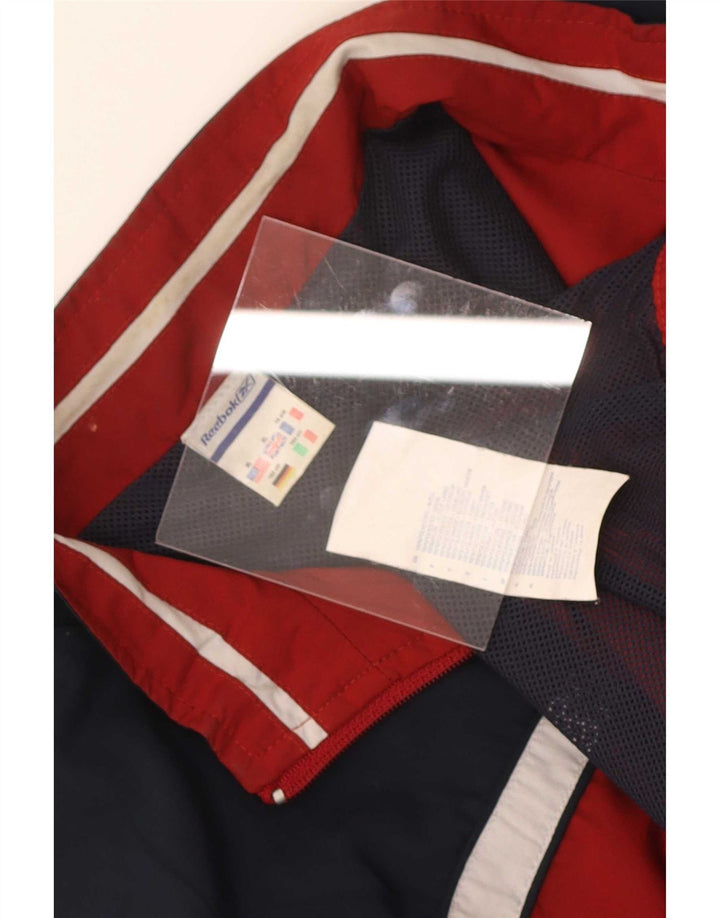 Chłopięca kurtka dresowa Reebok 13-14 lat XL, czerwony, blokowy kolor, poliester