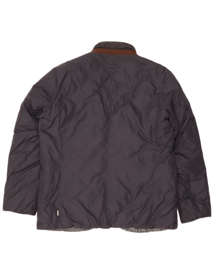Dwustronna ocieplana kurtka męska Henry Cottons UK 42 XL granatowa