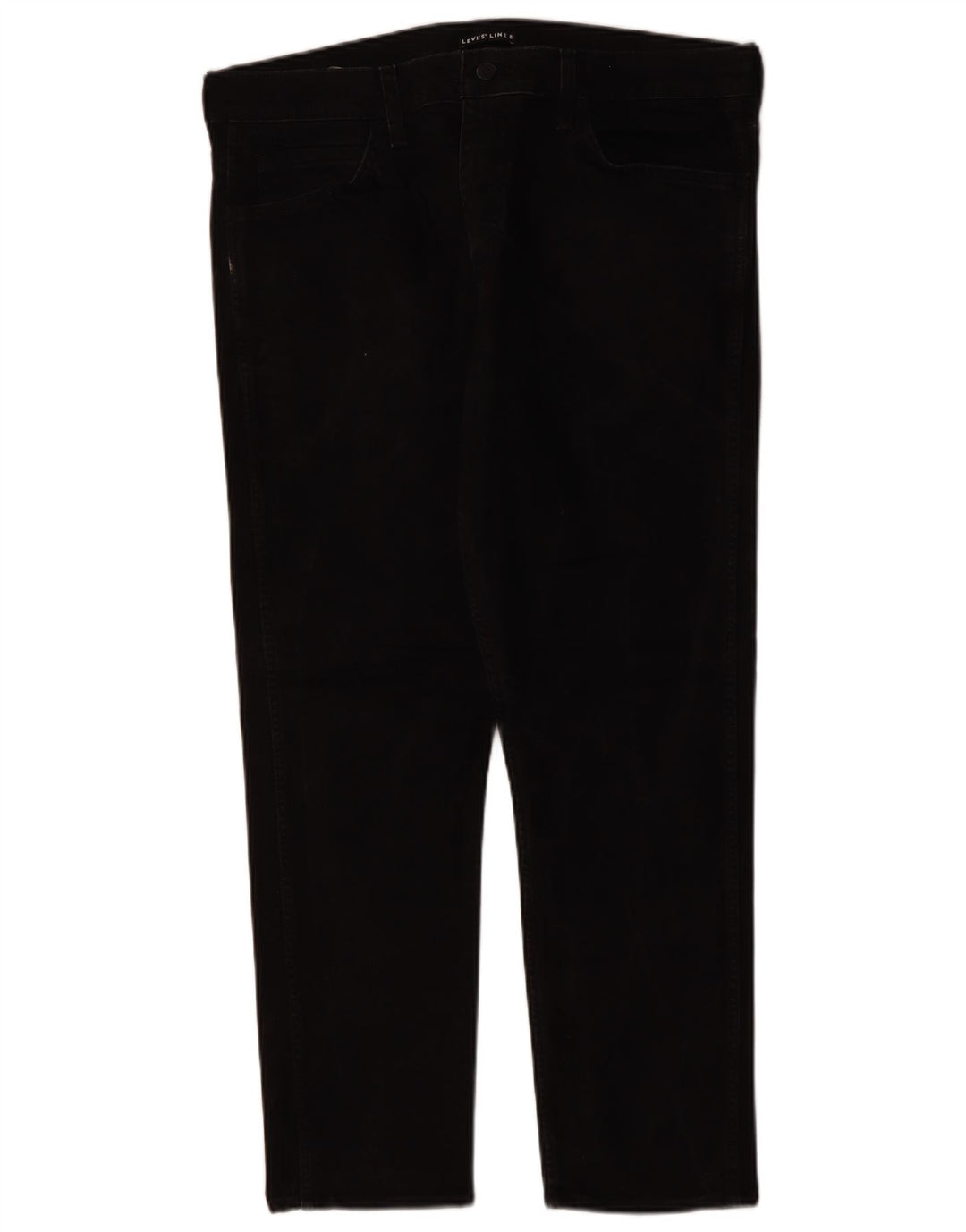 Męskie proste dżinsy LEVI'S W36 L27 Czarna bawełna