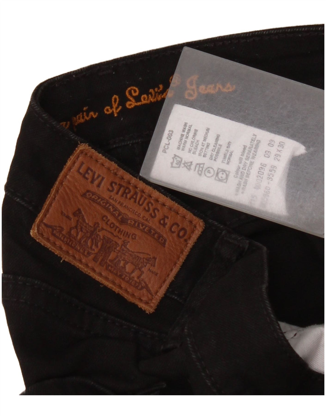 Damskie jeansy slim fit Levi's W29 L30 czarne