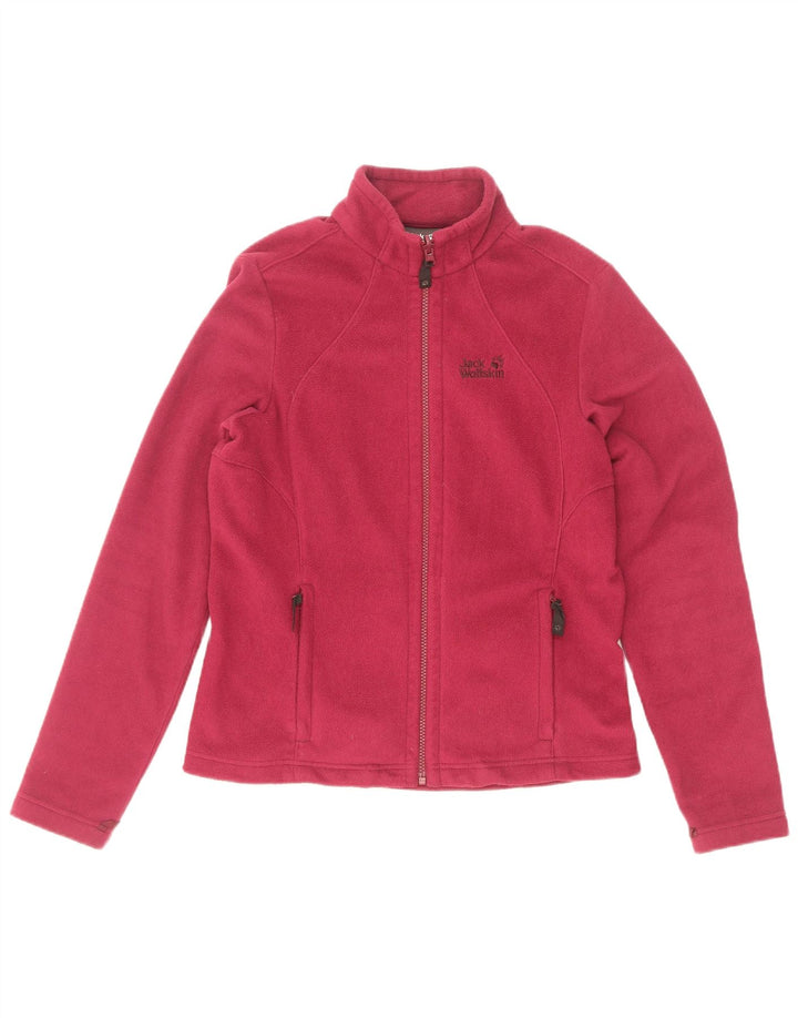 Damska kurtka polarowa Jack Wolfskin UK 12/14, średni różowy poliester