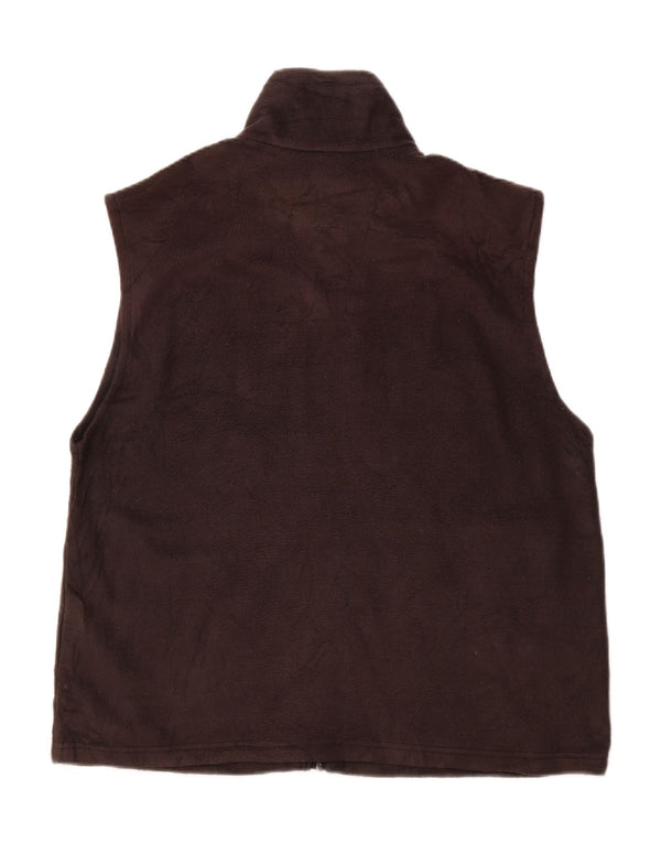 Męska kamizelka polarowa COLUMBIA UK 40, duża, czarna, poliester