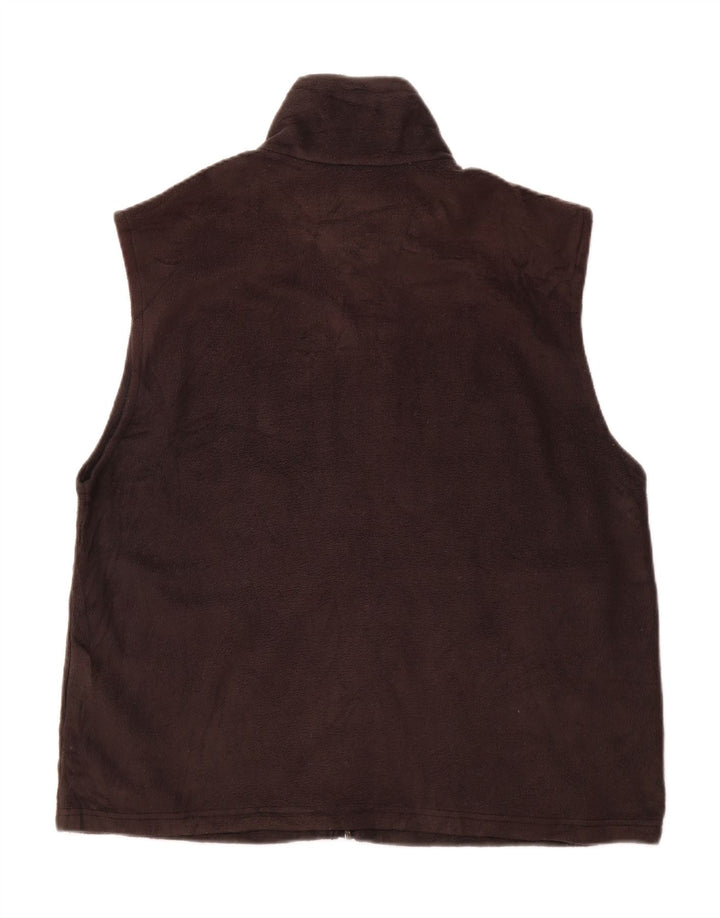 Męska kamizelka polarowa COLUMBIA UK 40, duża, czarna, poliester