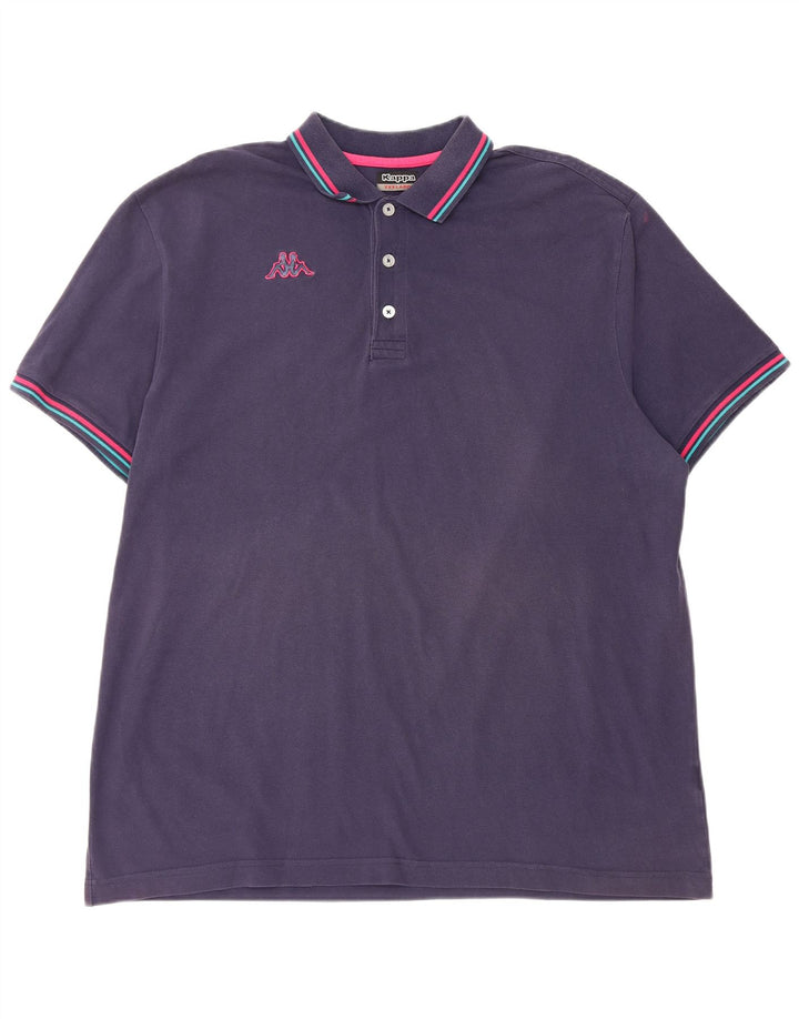 Męska koszulka polo Kappa 3XL granatowa