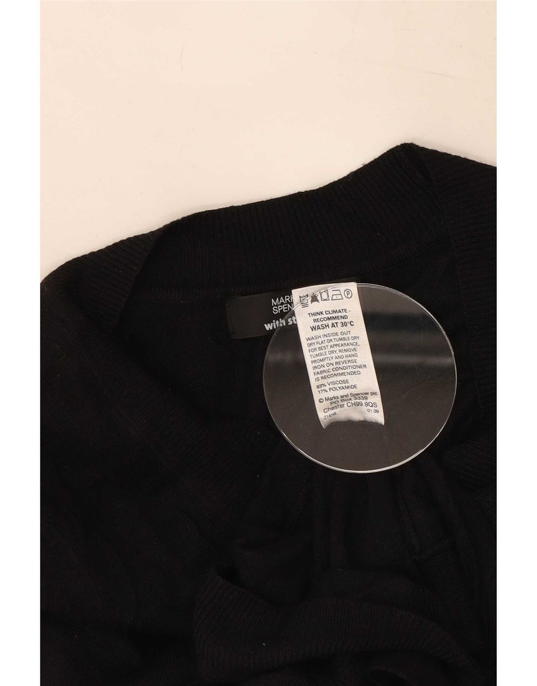 Sweter damski Marks & Spencer Crop Cardigan UK 14, średni czarny
