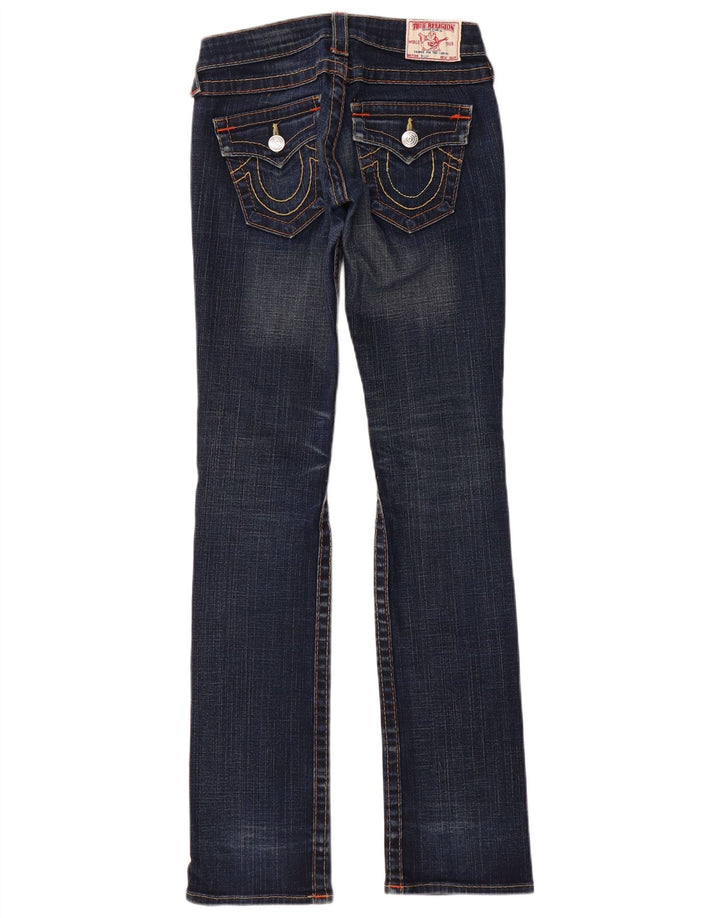 Damskie jeansy True Religion Bootcut W24 L33 Niebieskie bawełniane
