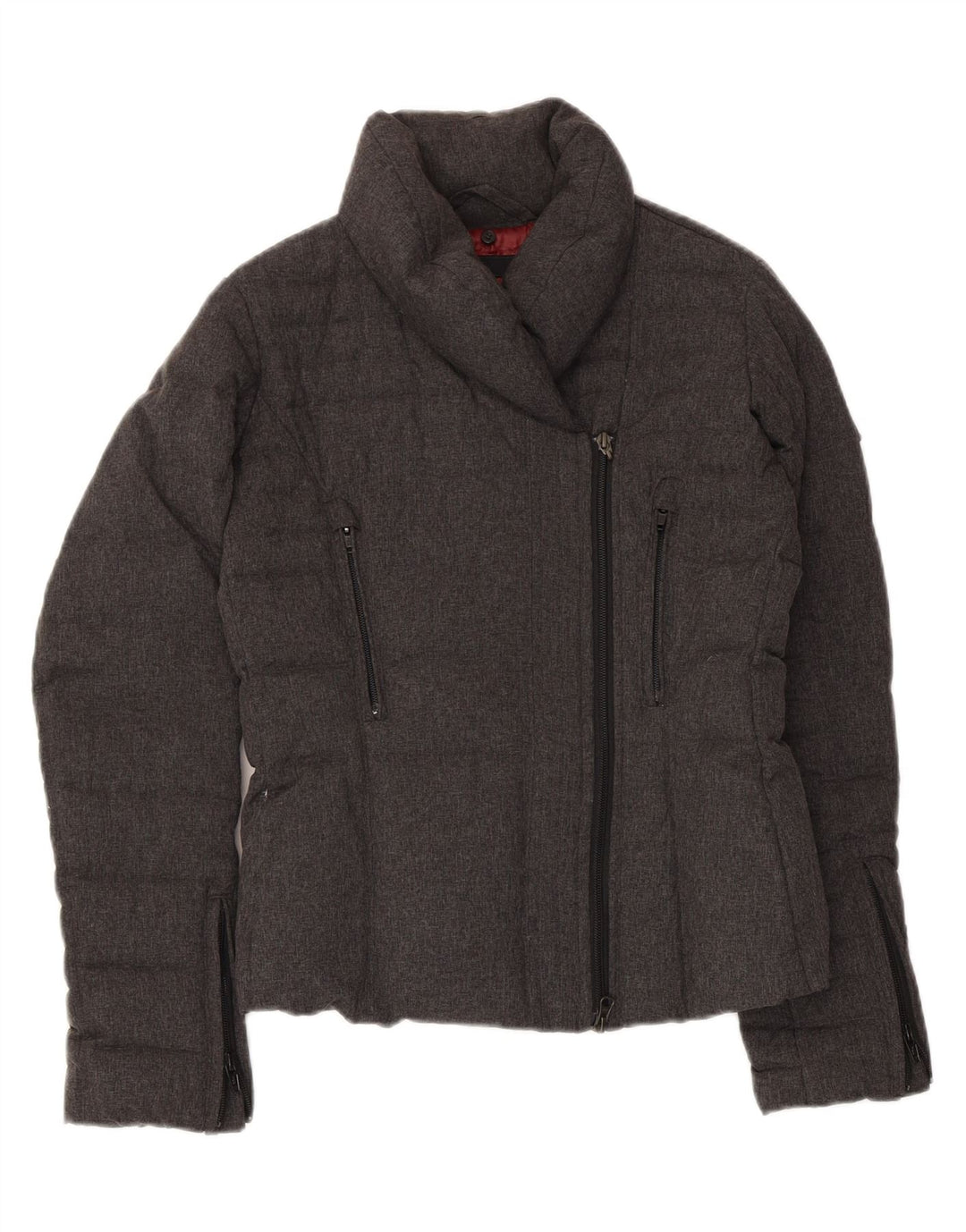 Damska ocieplana kurtka Bomboogie UK 10, mała, szary nylon