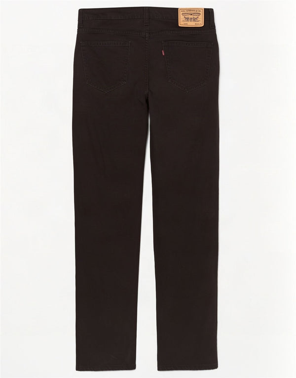 Męskie dżinsy Levi's 752 Straight W34 L34 Czarna bawełna