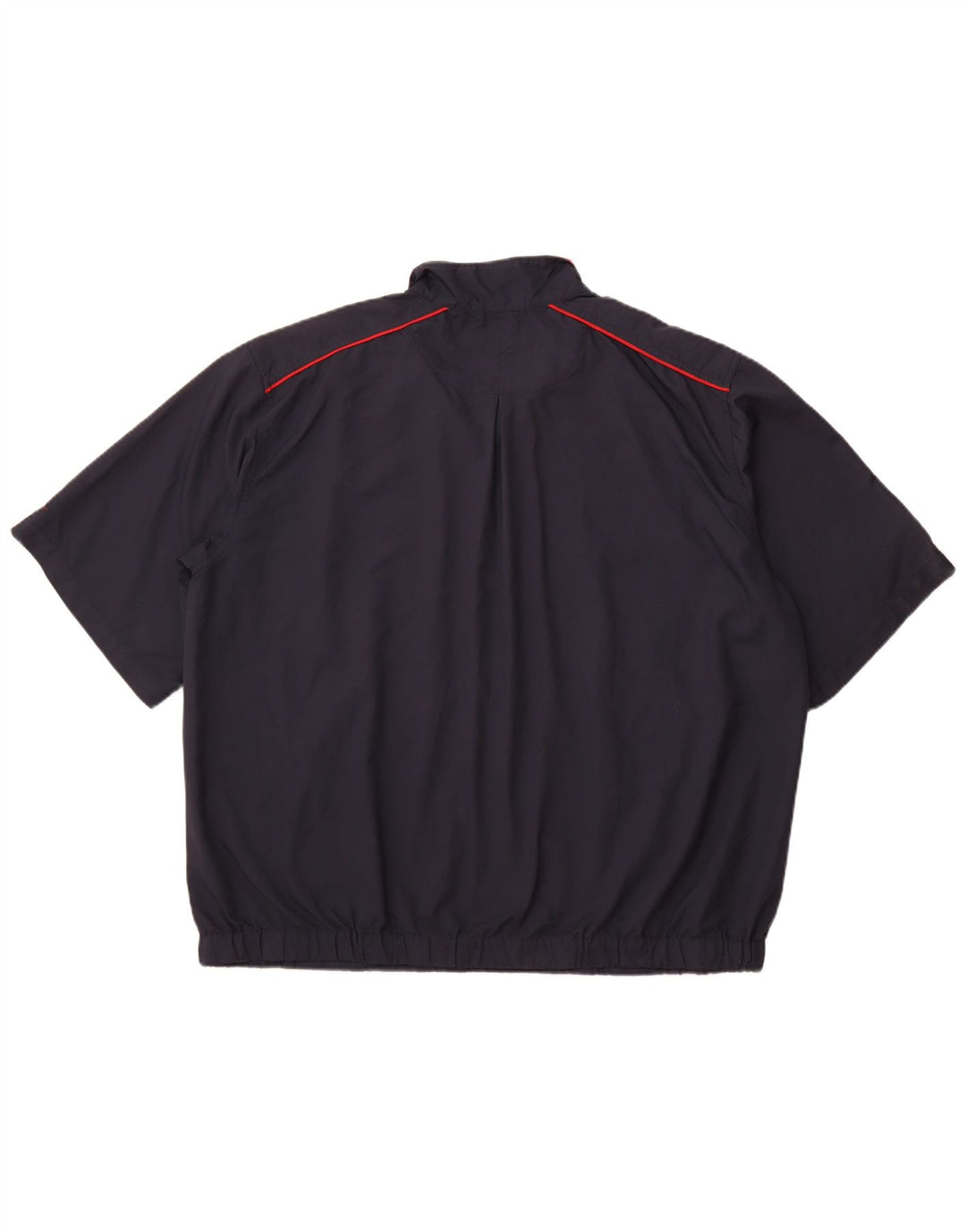 Męski dres z krótkim rękawem i zamkiem błyskawicznym NIKE, 2XL, granatowy