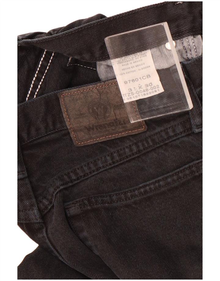 Męskie jeansy Wrangler W31 L24, czarne, bawełniane