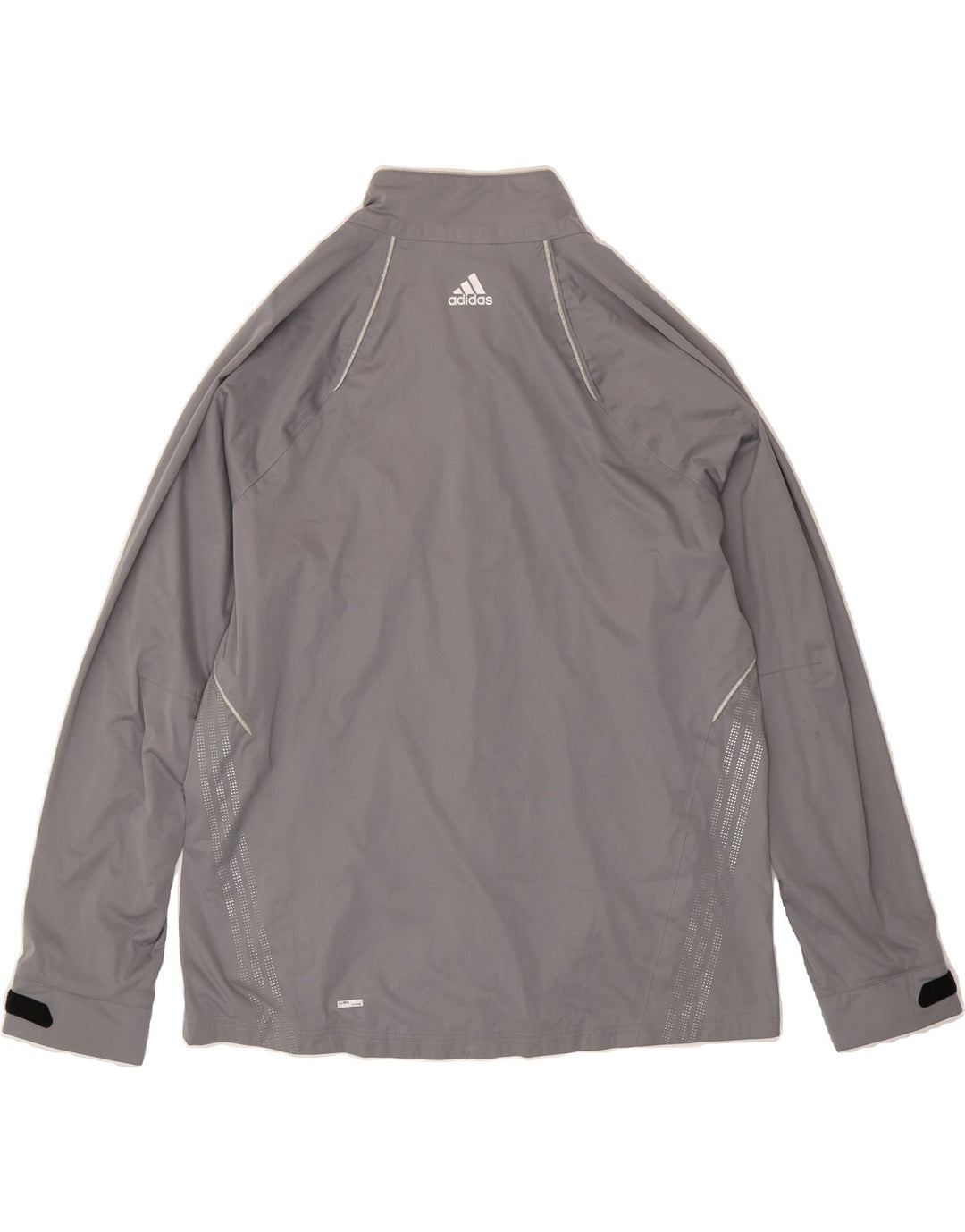 ADIDAS Mens Clima Proof Tracksuit Top Jacket XL Grey Polyester Vintage Adidas and Second-Hand Adidas from Messina Hembry 