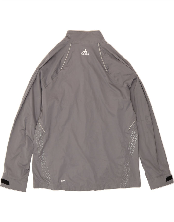 ADIDAS Mens Clima Proof Tracksuit Top Jacket XL Grey Polyester Vintage Adidas and Second-Hand Adidas from Messina Hembry 