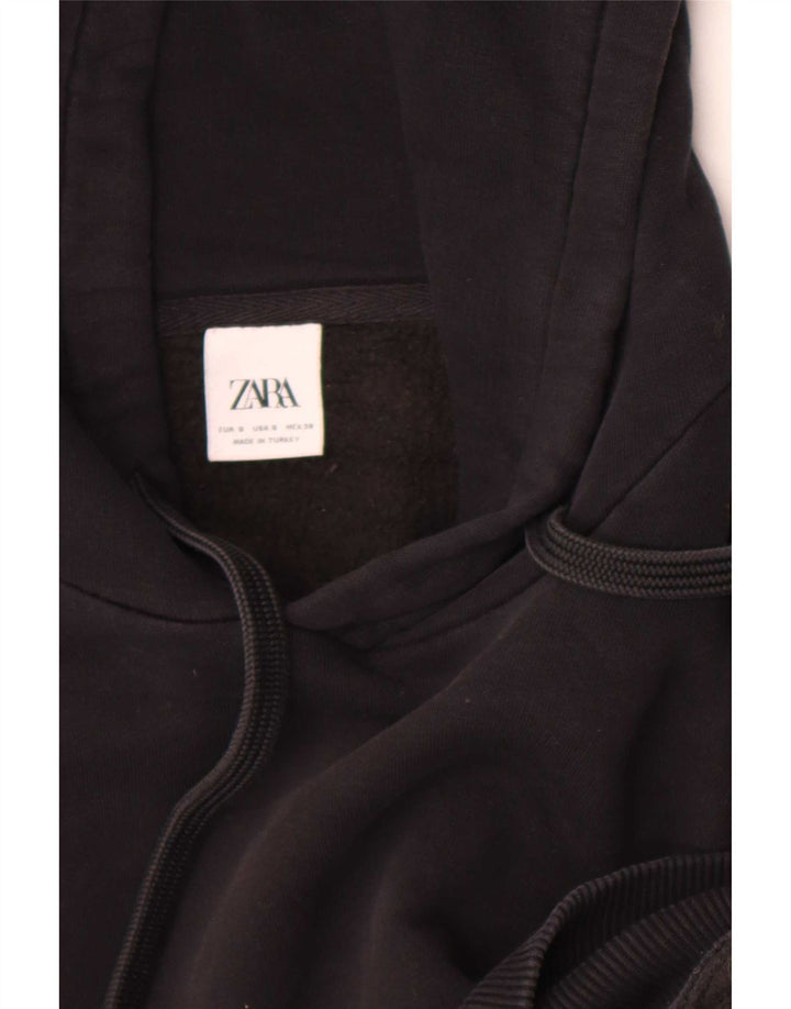Męski sweter z kapturem Zara, mały, czarny