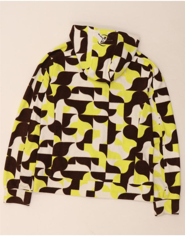 Damska kurtka polarowa z kapturem CHIEMSEE UK 18 XL, wielokolorowa, geometryczna