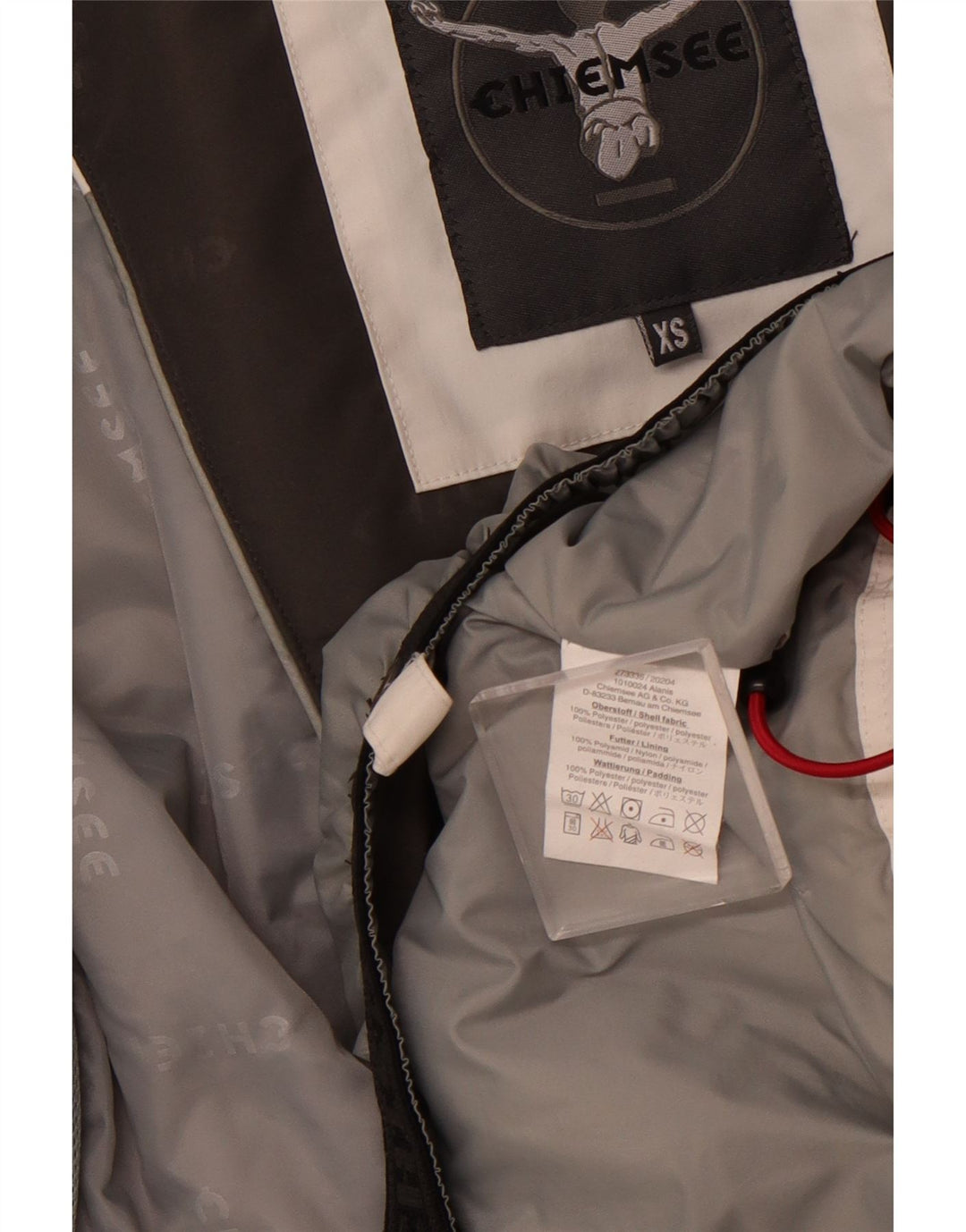 Damska kurtka wiatrówka z kapturem CHIEMSEE UK 6 XS w kolorze białym