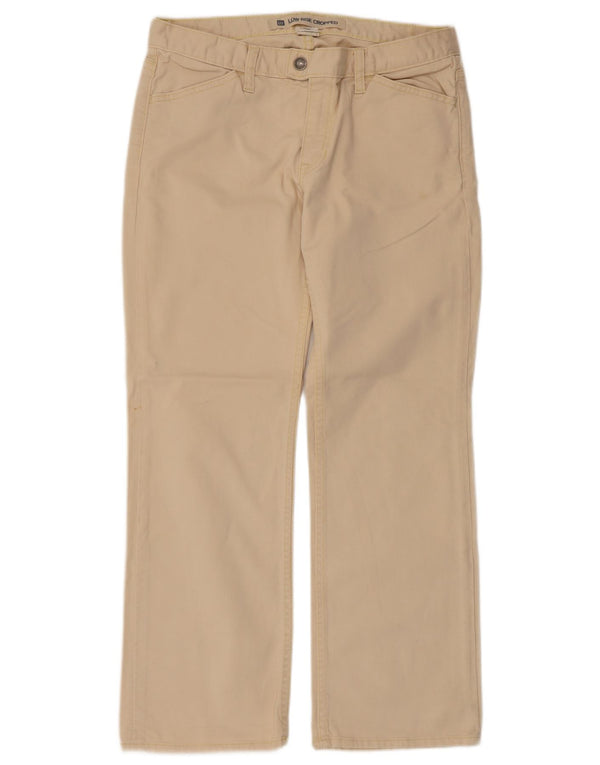Damskie spodnie Gap z niskim stanem UK 12 Medium W32 L27 Beżowa bawełna