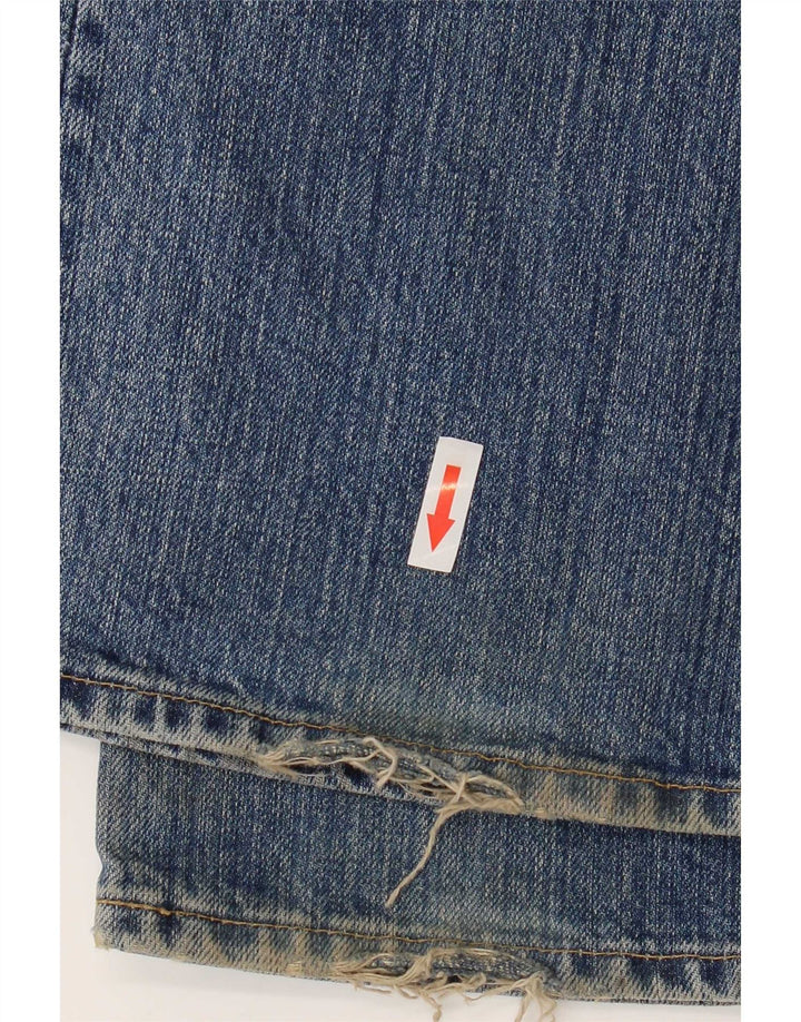 Damskie jeansy Bootcut Replay W26 L32 Niebieskie bawełniane
