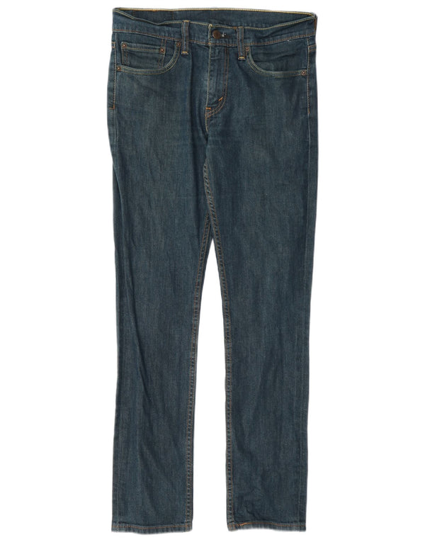Męskie jeansy Levi's 511 Slim W31 L32 Niebieskie bawełniane