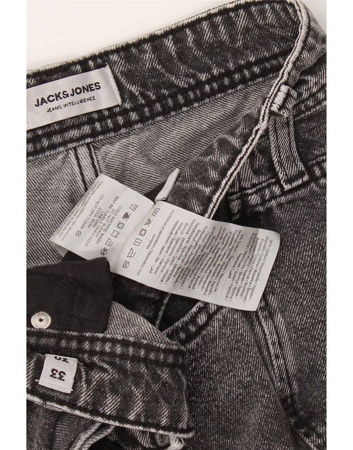 Męskie zwężane dżinsy Jack & Jones W33 L30 Szara bawełna