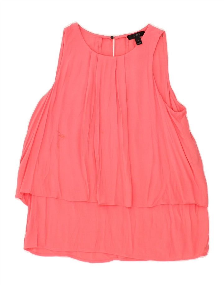 J. CREW Womens Blouse Top US 2 XS Pink Viscose Vintage J. Crew and Second-Hand J. Crew from Messina Hembry 