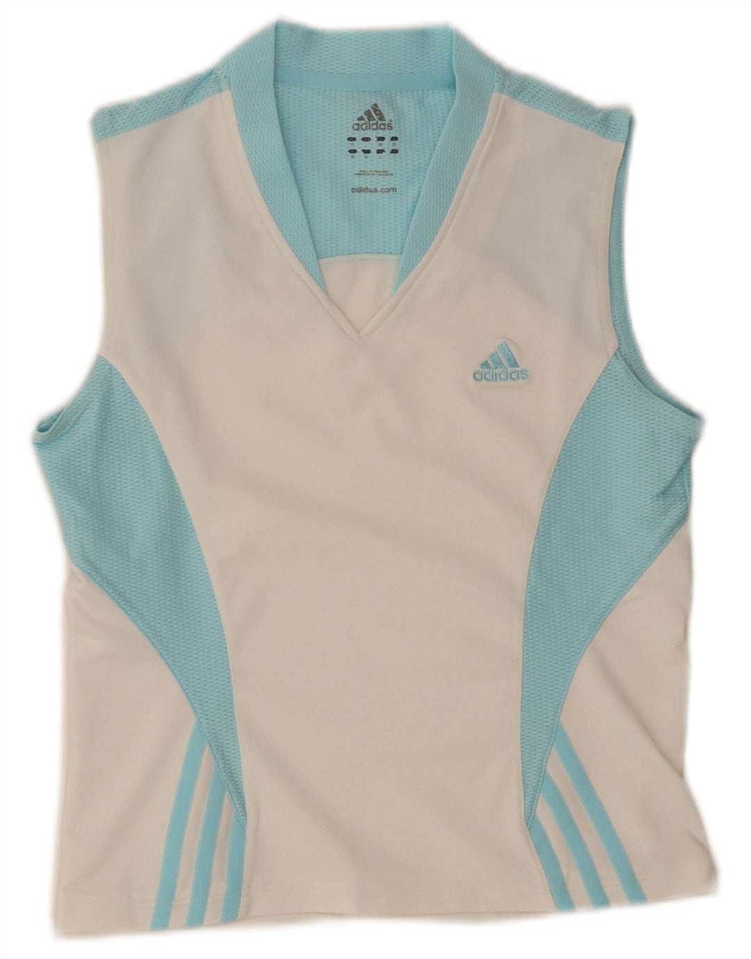 Damska kamizelka Adidas Crop Top UK 12 Medium White Colorblock