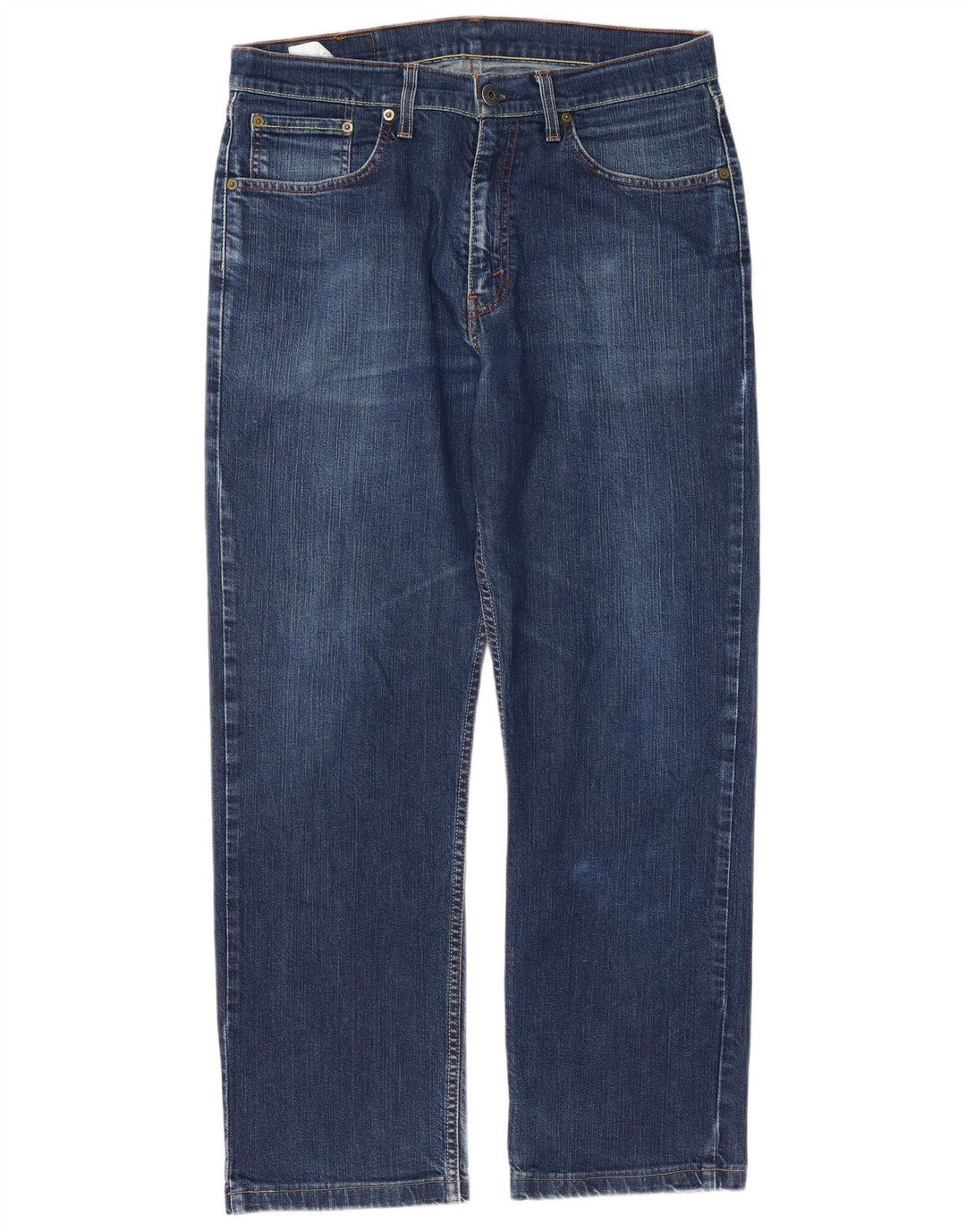 Męskie jeansy Levi's 751 Straight W34 L29 Niebieskie bawełniane