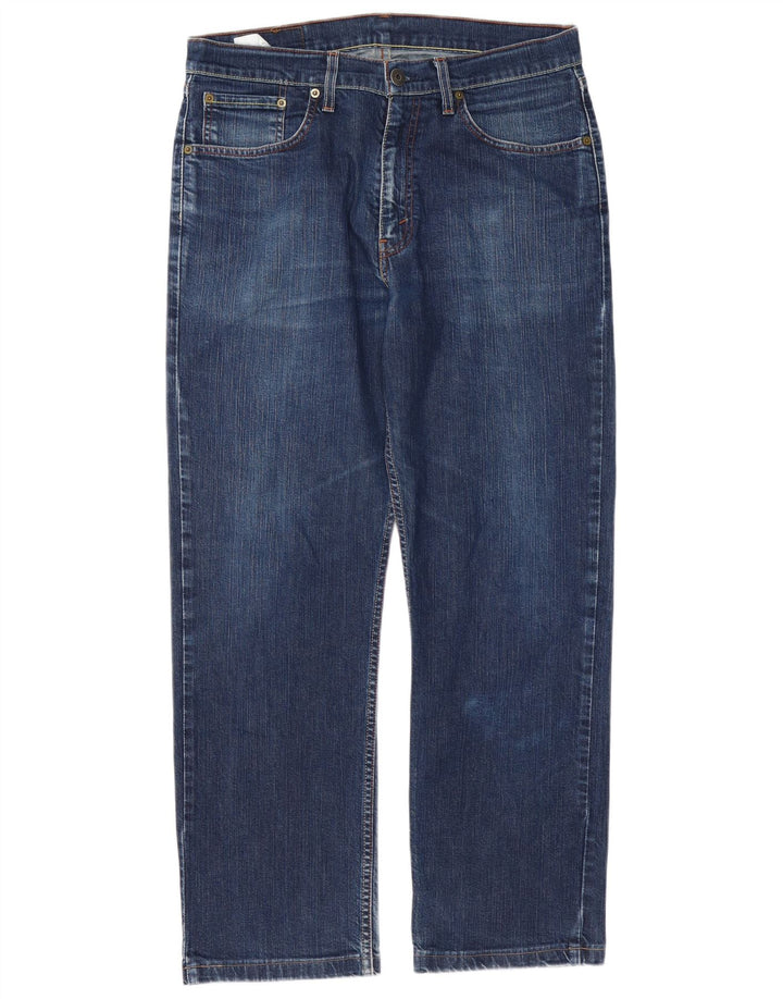Męskie jeansy Levi's 751 Straight W34 L29 Niebieskie bawełniane
