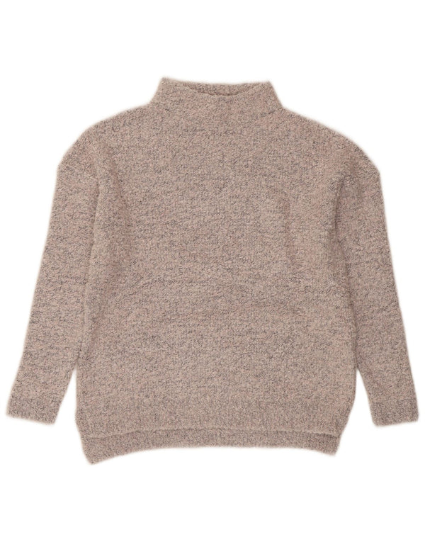 MARKS & SPENCER Damski sweter z golfem UK 10, mały, szary