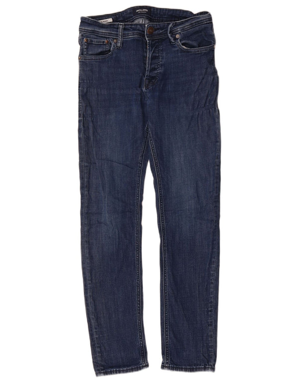 Męskie jeansy Jack & Jones GLENN Slim W30 L32 Niebieska bawełna