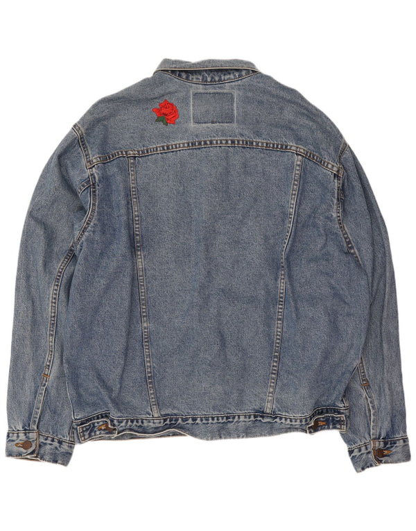 Męska kurtka dżinsowa Levi's UK 40, duża, niebieska, bawełniana