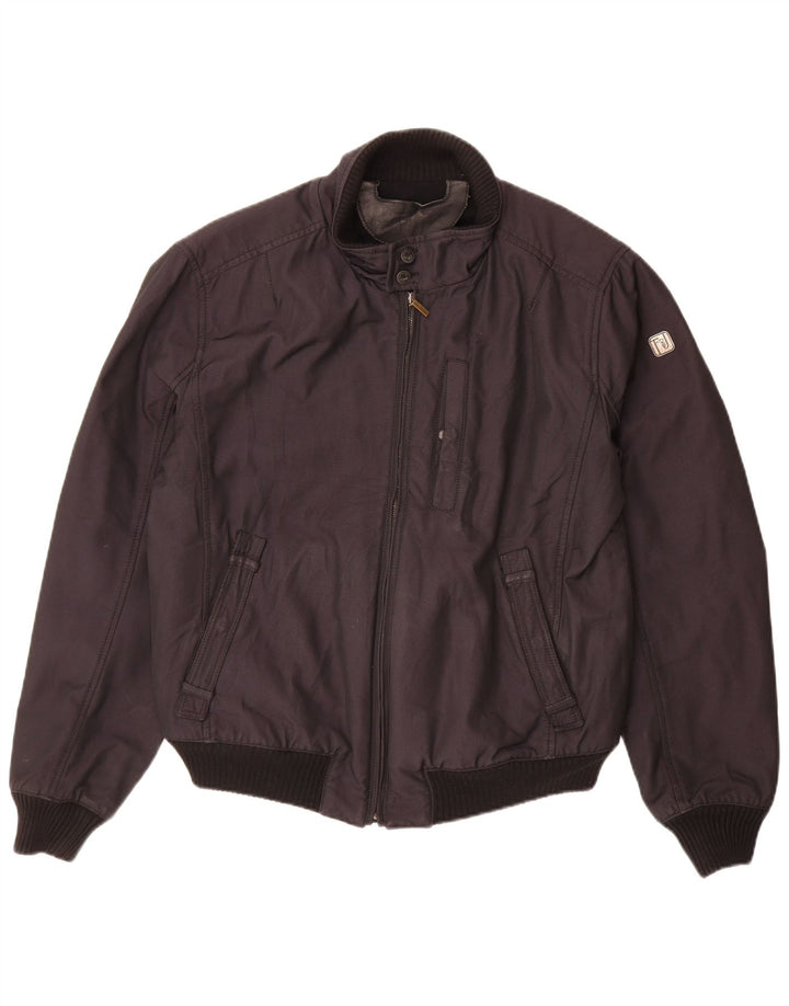 Męska kurtka bomberka TRUSSARDI JEANS IT 52 XL, czarny poliester