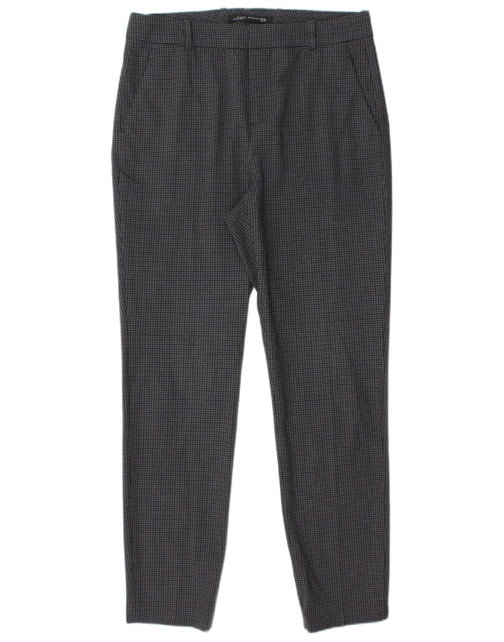 Damskie spodnie garniturowe Zara EU 40 Medium W30 L28 Szara pepitka
