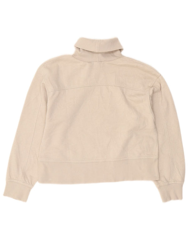Bluza damska Zara Crop Jumper UK 10 Small White