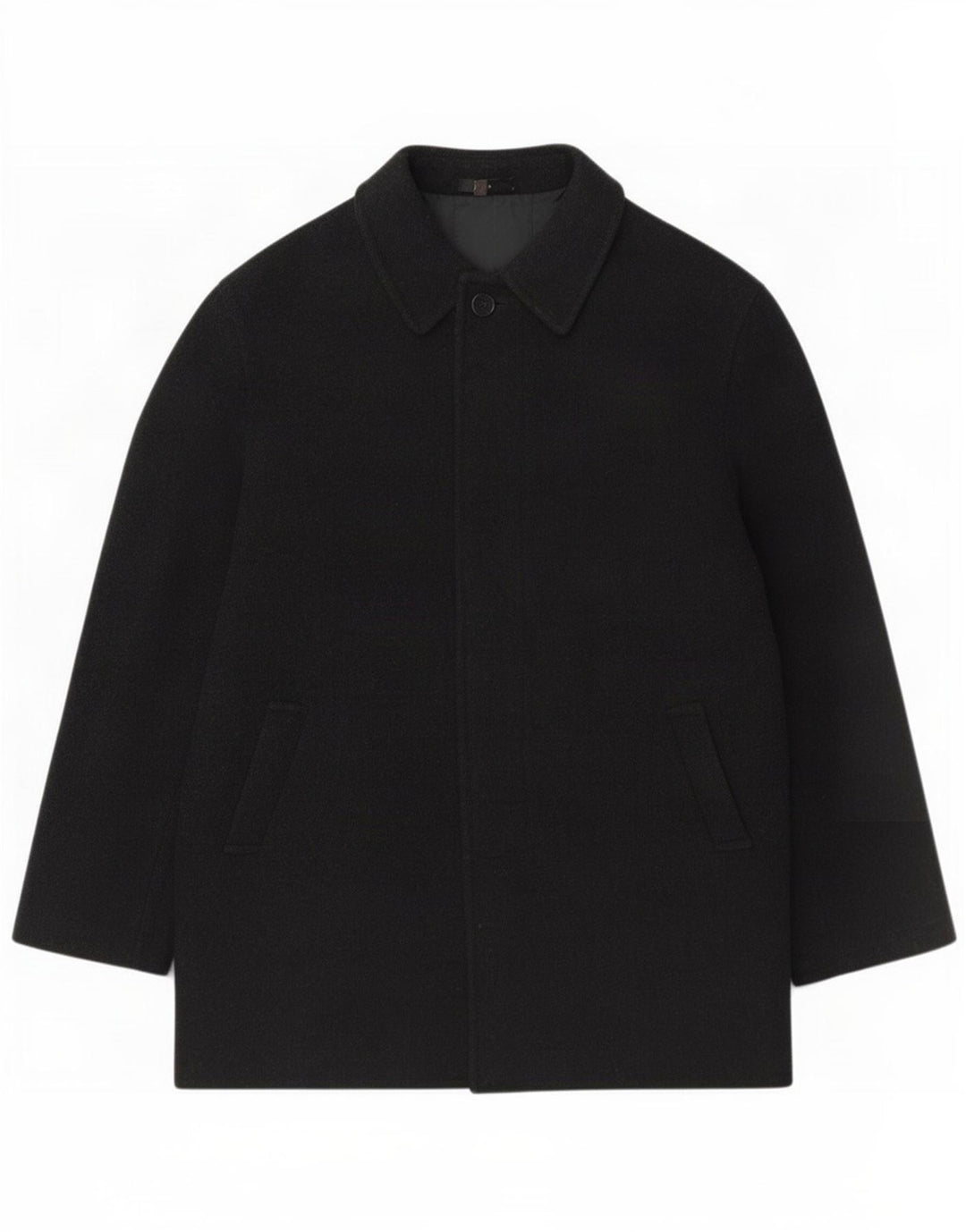 Płaszcz męski Zara UK 42 XL, czarna wełna