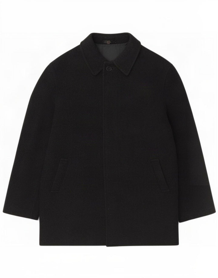 Płaszcz męski Zara UK 42 XL, czarna wełna