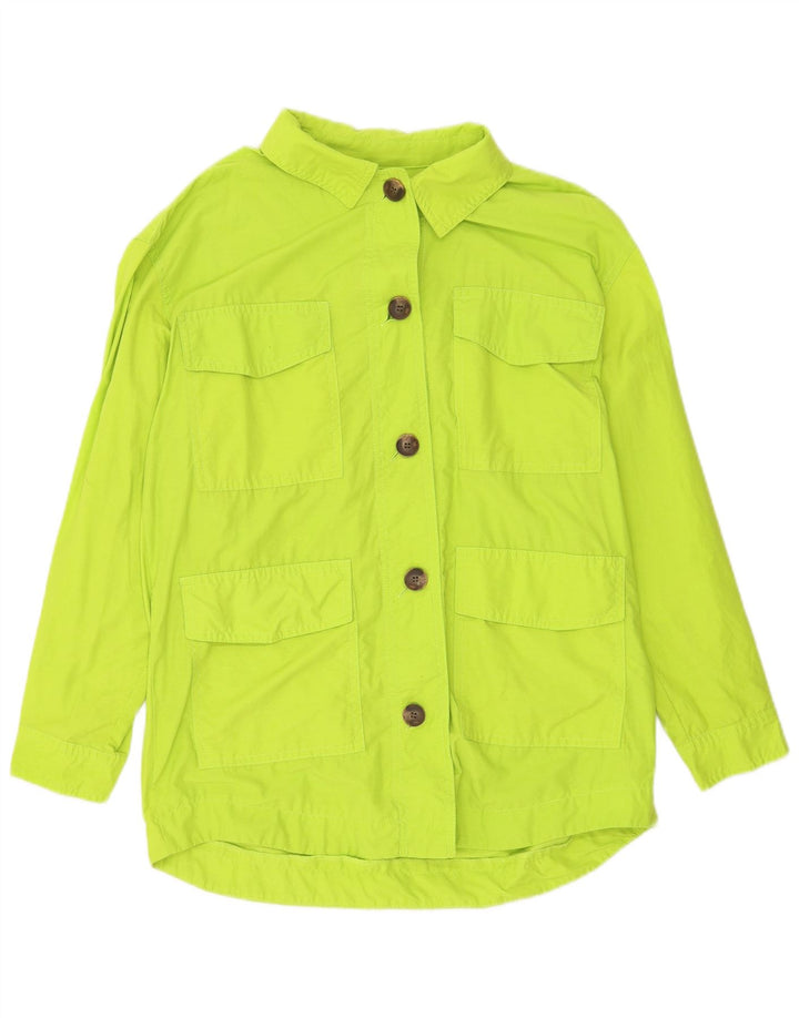 Damska kurtka oversize Topshop UK 8, mała, zielona bawełna