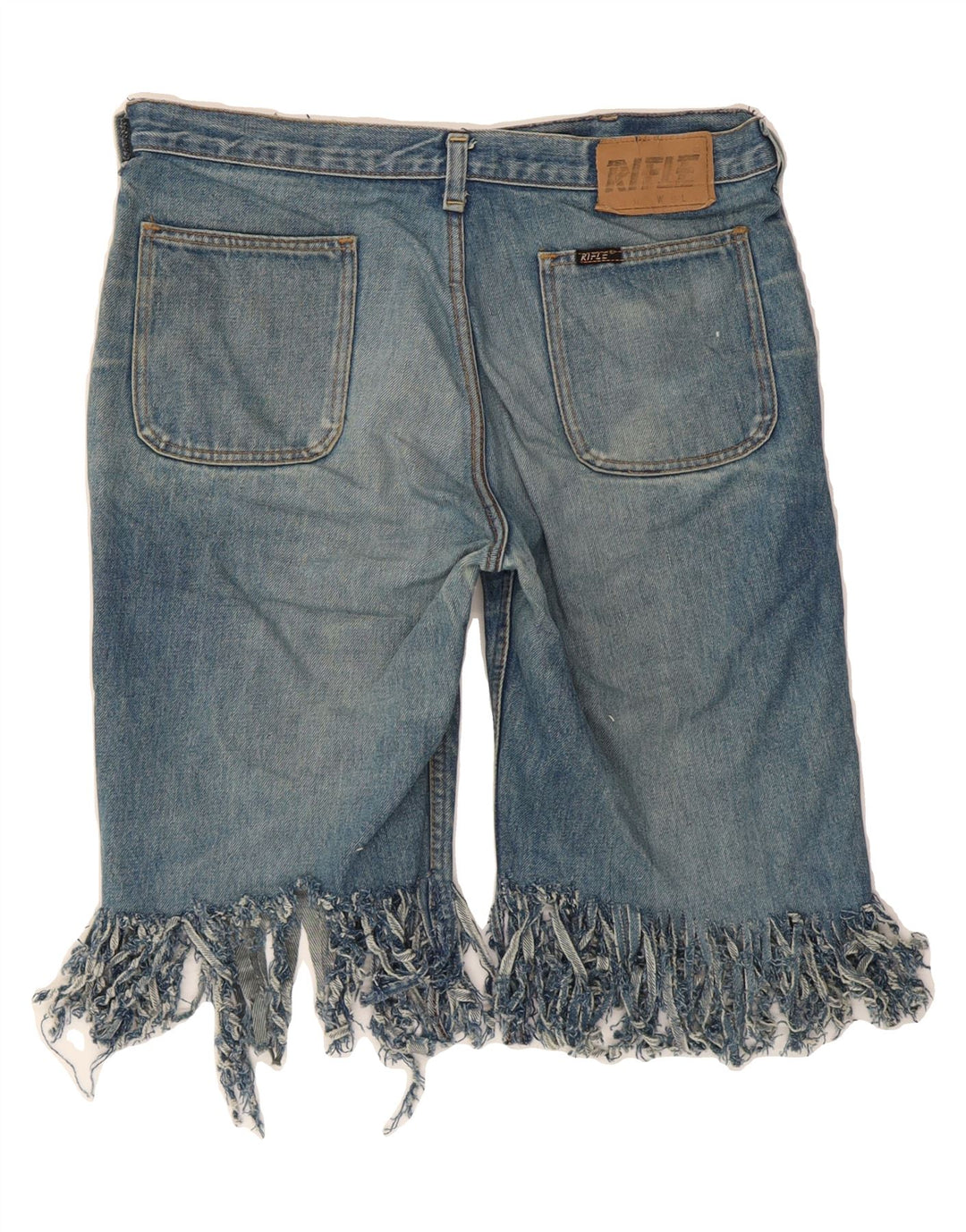 RIFLE Mens Denim Shorts W35 Large Blue Vintage Rifle and Second-Hand Rifle from Messina Hembry 