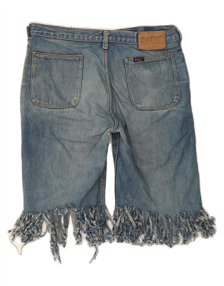 RIFLE Mens Denim Shorts W35 Large Blue Vintage Rifle and Second-Hand Rifle from Messina Hembry 