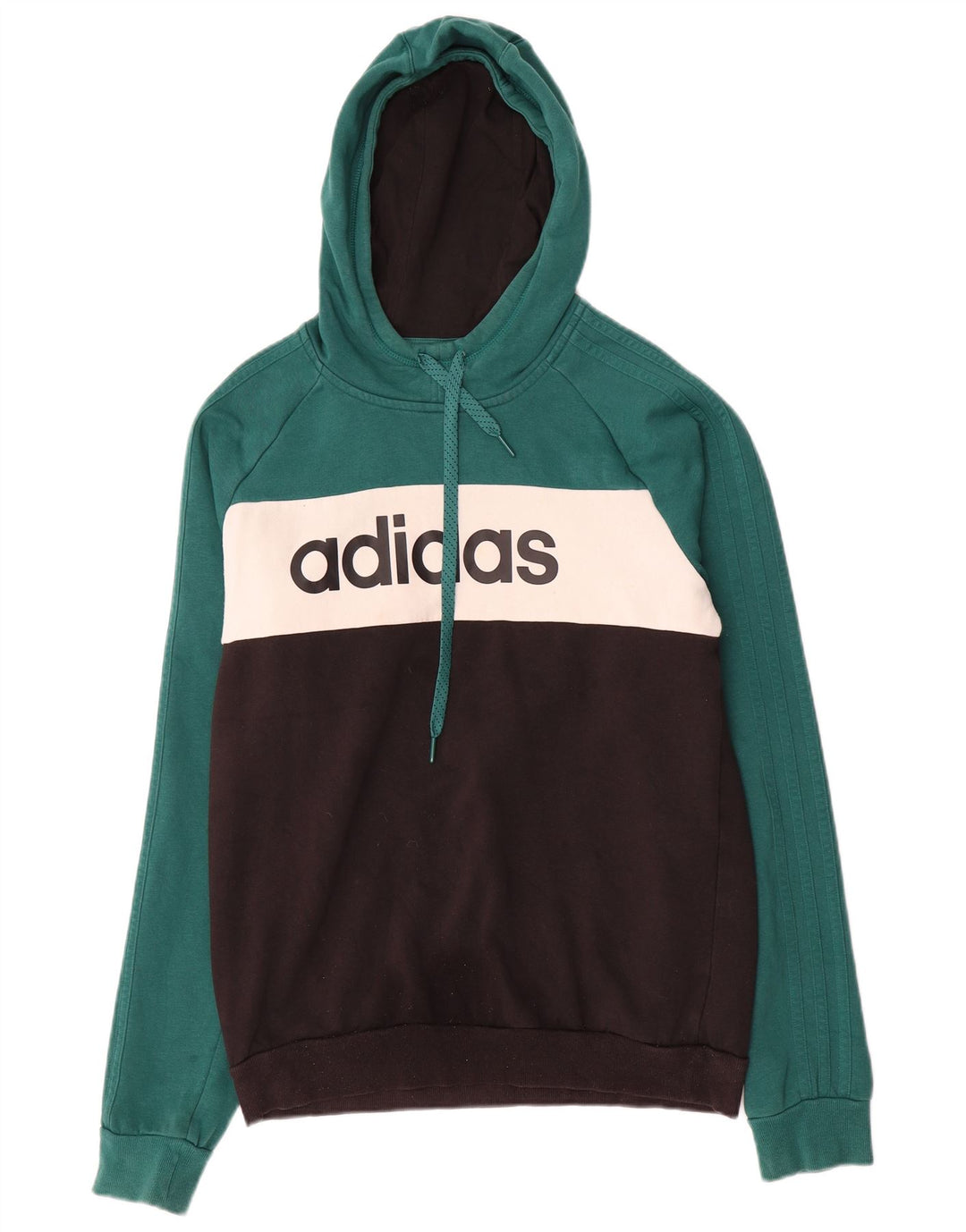 Męska bluza z kapturem Adidas Graphic, średnia, wielobarwna, z blokami kolorów