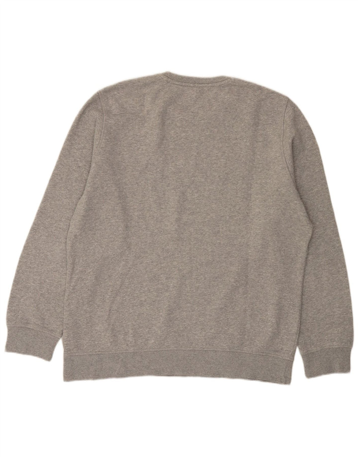 Męska bluza Reebok Sweter, duża, szara, nakrapiana bawełna