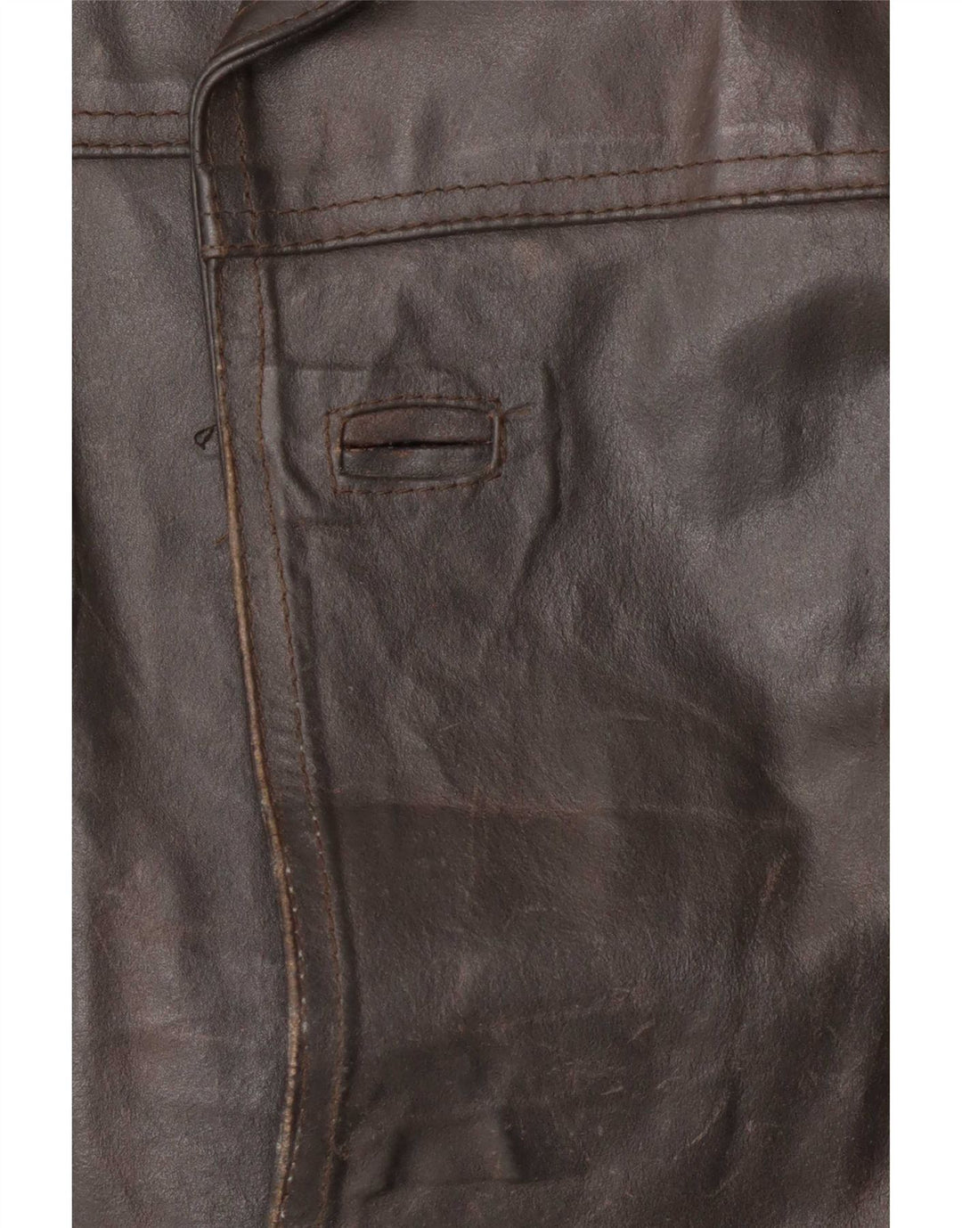Bayside Męska kurtka skórzana UK 38 Medium Brown