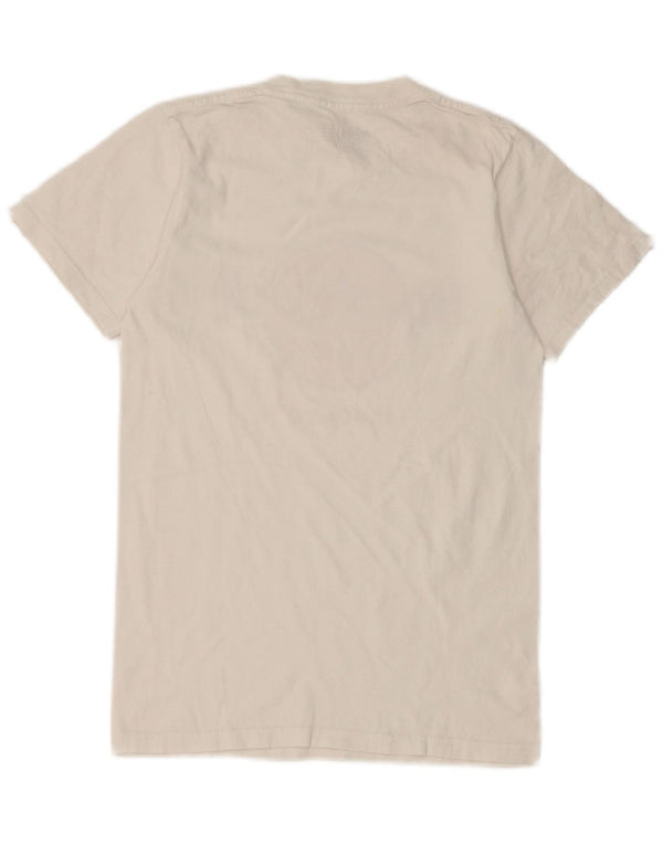 T-shirt męski Hard Rock Cafe Firenze z grafiką, top XS, biała bawełna