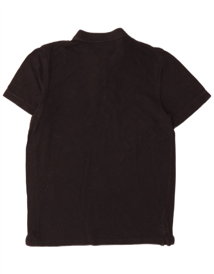 Męska koszulka polo Jack & Jones, średnia czarna, bawełniana